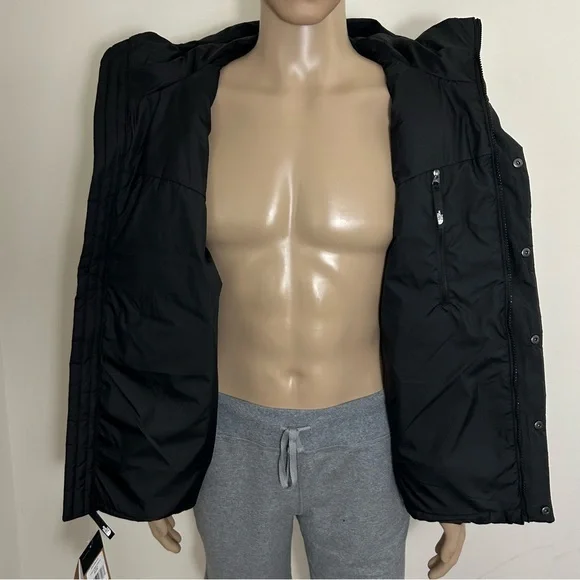 The North Face Men's Baltic Down Puffer Hoodie Coat TNF Black Sz S M L XL XXL - Picture 9 of 14